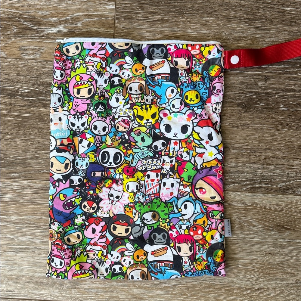 Colorful Cartoon Print Pouch - Picture 3 of 6